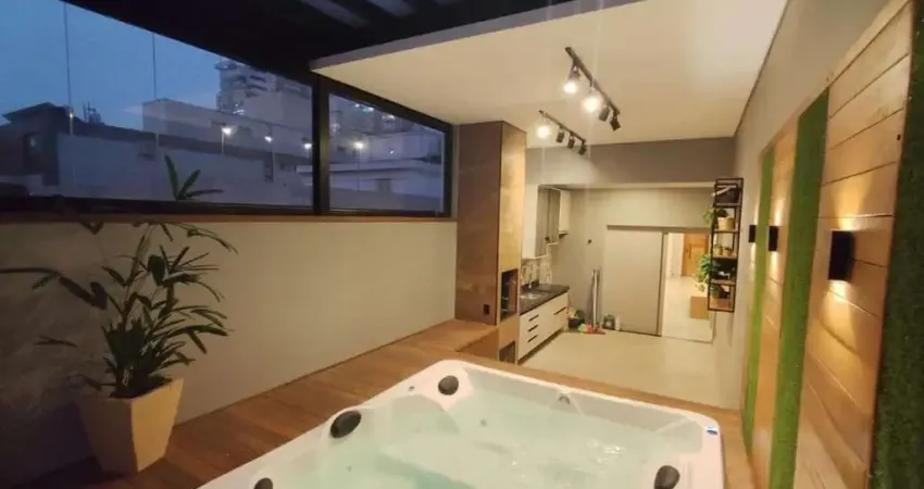 Cobertura com 3 quartos à venda na Avenida Doutor Bernardino de Campos, 626, Pompéia, Santos