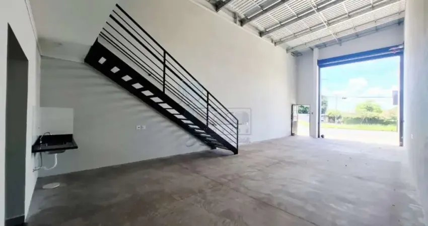 Galpão comercial de 146m² com 01 banheiro para locação e venda - Parque Residencial Cândido Portinari