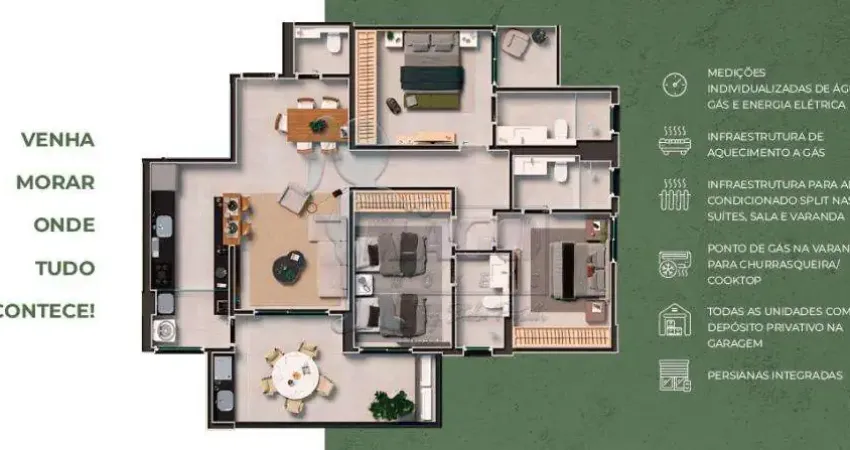 Apartamento com 3 quartos à venda na Vila Ana Maria, Ribeirão Preto