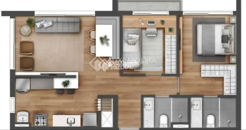 Apartamento com 1 quarto à venda na Avenida Protásio Alves, 650, Rio Branco, Porto Alegre