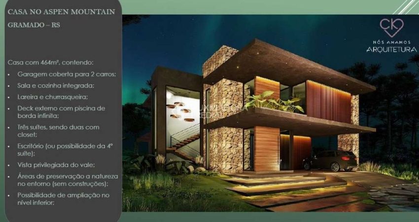 Casa em condomínio fechado com 3 quartos à venda na Ers-235, 5, Aspen Mountain, Gramado