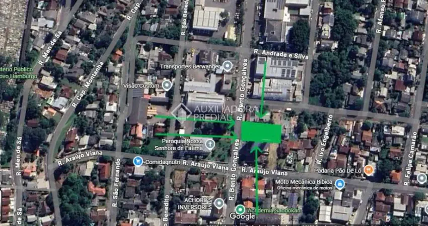 Terreno à venda na Rua Bento Gonçalves, 4131, Guarani, Novo Hamburgo