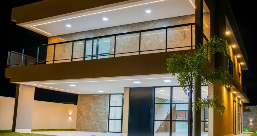 Casa condominio alfaville paraiba com 5 suites ,sendo 2 duas suites com varanda e um closet amplo