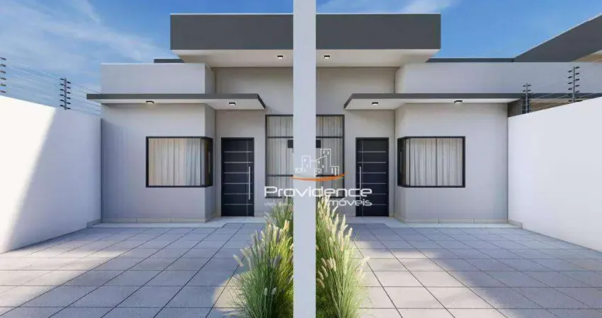 Casa com 2 dormitórios à venda, 60 m² por r$ 379.000,00 - florença - cascavel/pr