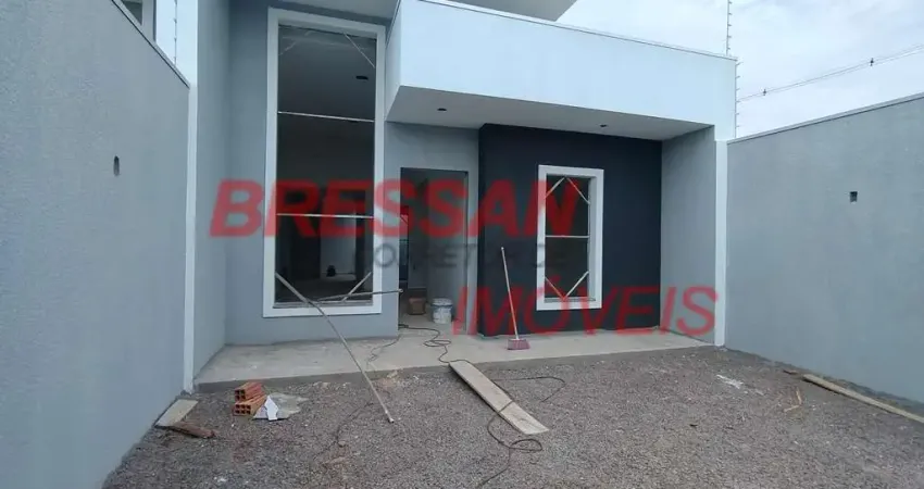 Casa com 63 m terreno de 105 m uma suíte mais um quarto no positano