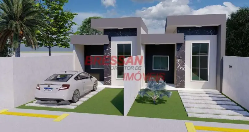 Casa com dois quarto dois banheiros no bairro Canadá pronto para morar