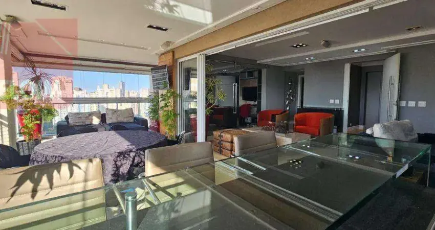 Apartamento, 206 m² - venda por R$ 3.500.000,00 ou aluguel por R$ 21.500,00/mês - Vila Romana - São Paulo/SP