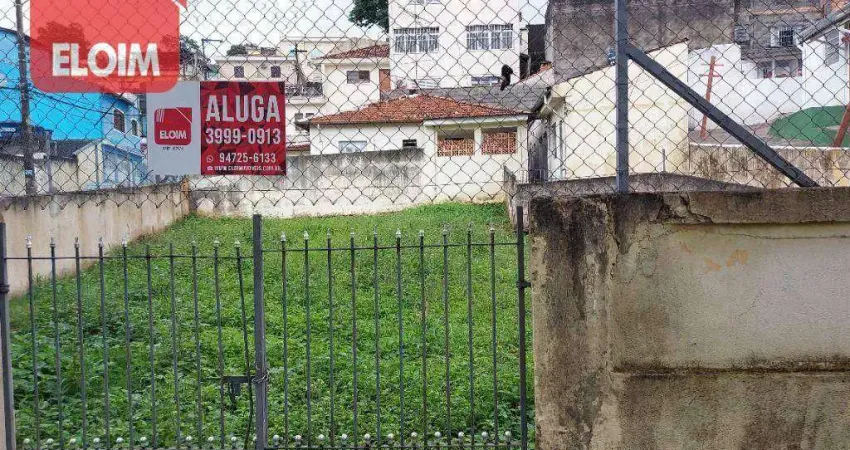 Terreno para alugar, 218 m² por R$ 2.000,00/mês - Jardim São José - São Paulo/SP