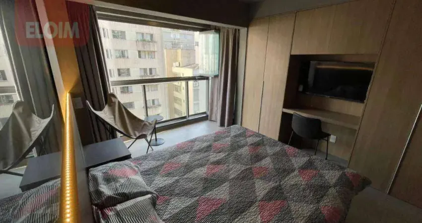 Studio com 1 dormitório para alugar, 24 m² por R$ 3.910,00/mês - Consolação - São Paulo/SP