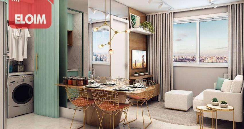 Apartamento com 2 dormitórios à venda, 34 m² por R$ 274.000,00 - Lapa de Baixo - São Paulo/SP