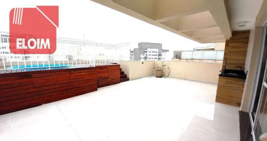 Cobertura com 3 dormitórios para alugar, 189 m² por R$ 12.400,81/mês - Água Branca - São Paulo/SP