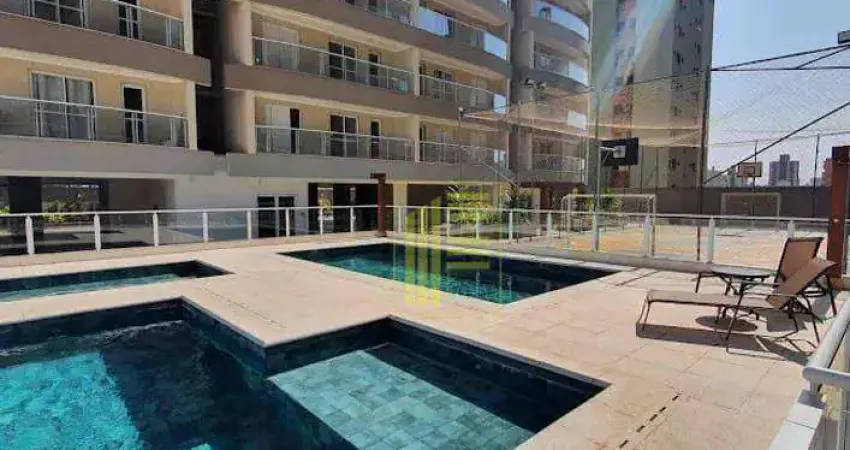 Apartamento para locação na Vila Imperial com 01 quarto, 01 vaga de garagem e condomínio com lazer.