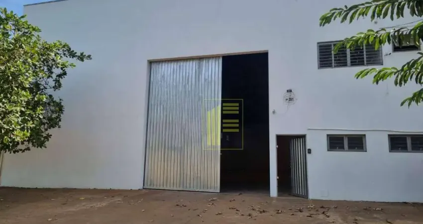 Barracão para locação de 900 m² com mezanino, próximo da Vicinal de Shimist.