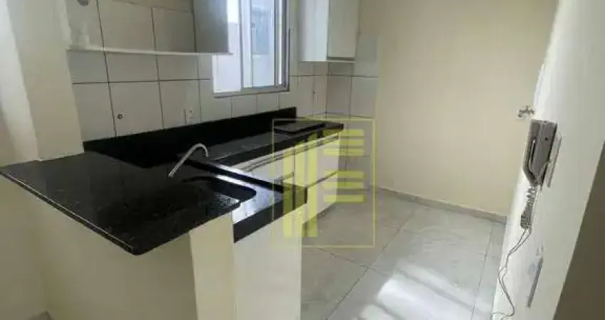 Apartamento com 02 quartos, cozinha planejada e garagem para locação no Jardim Planalto.