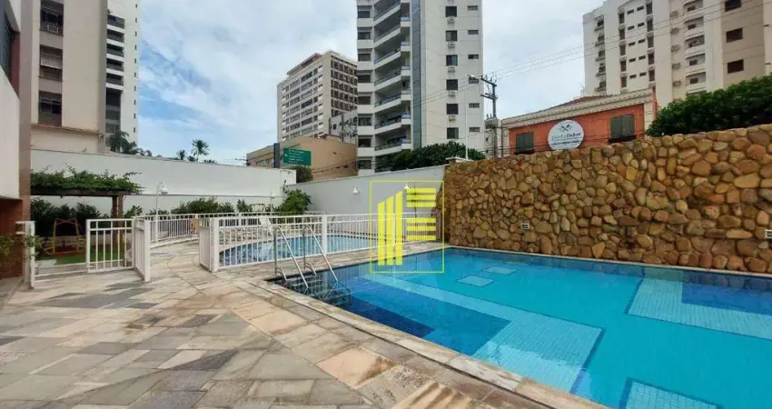 Apartamento para locação com 203m², 04 dormitórios, 05 banheiros, 02 garagens, portaria 24h e lazer.