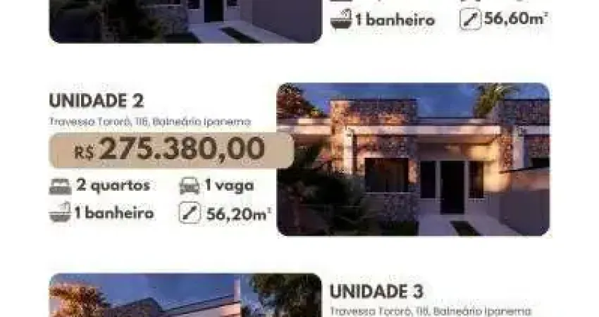 ﻿casa em construção à venda - balneário ipanema em pontal do paraná/pr
