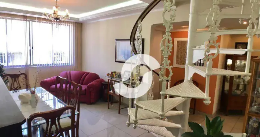 Cobertura com 2 dormitórios à venda, 128 m² por r$ 850.000,00 - icaraí - niterói/rj