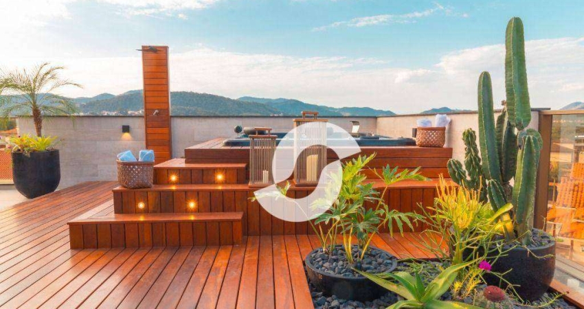 Cobertura com 4 dormitórios à venda, 303 m² por R$ 5.500.000,00 - Camboinhas - Niterói/RJ