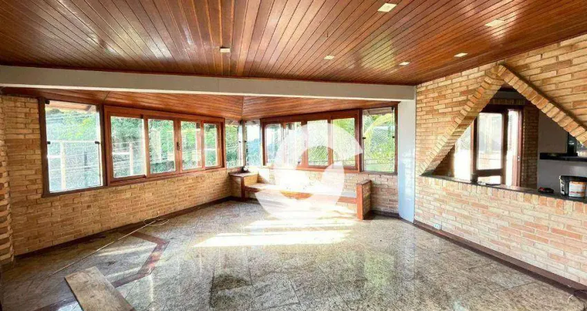 Casa em itacoatiara com 4 dormitórios à venda, 410 m² por r$ 2.600.000 - itacoatiara - niterói/rj