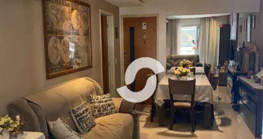 Apartamento com 3 dormitórios à venda, 83 m² por r$ 530.000,00 - santa rosa - niterói/rj