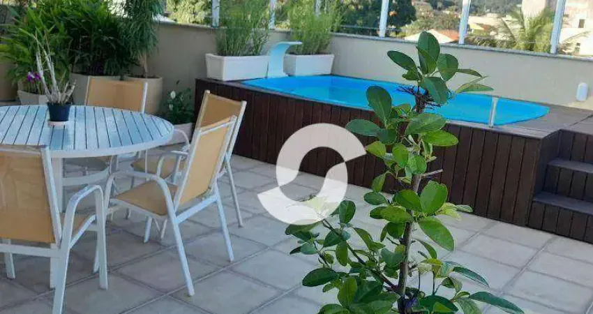 Cobertura com 4 dormitórios à venda, 185 m² por R$ 995.000,00 - Piratininga - Niterói/RJ