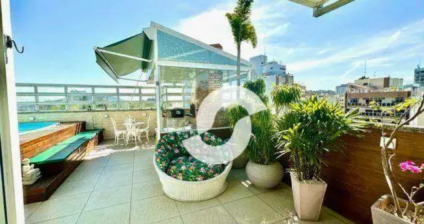 Cobertura com 3 dormitórios à venda, 250 m² por r$ 1.499.000,00 - ingá - niterói/rj