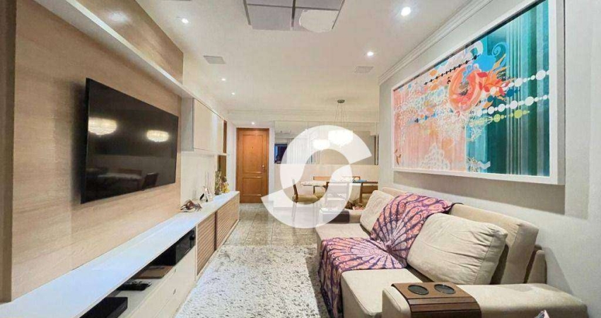 Apartamento com 3 dormitórios à venda, 110 m² por R$ 790.000,00 - Icaraí - Niterói/RJ