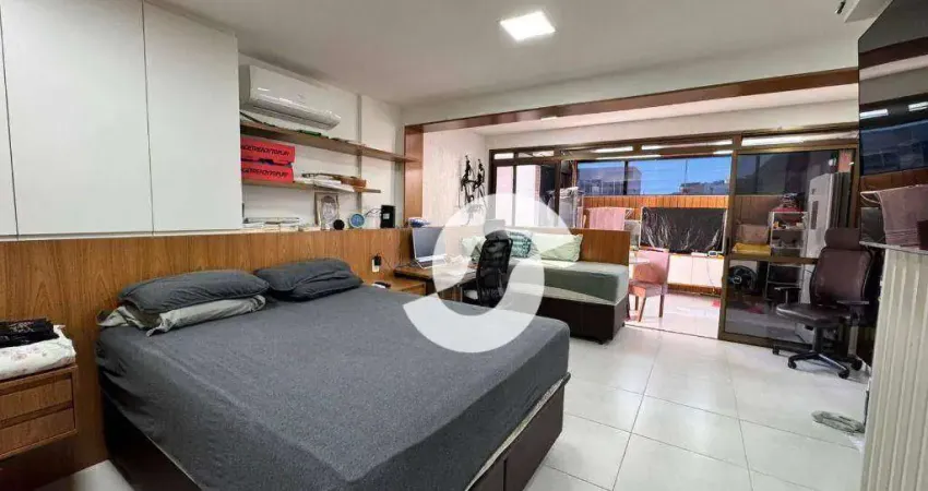 Apartamento com 1 dormitório à venda, 87 m² por r$ 750.000,00 - são francisco - niterói/rj