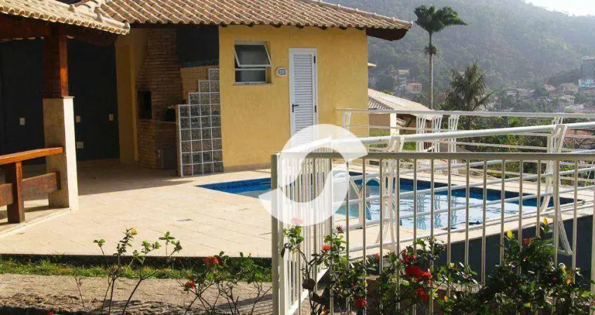 Casa com 4 quartos (2 suítes) e 4 vagas de garagem à venda, 300 m² por r$ 1.500.000 - maria paula - niterói/rj