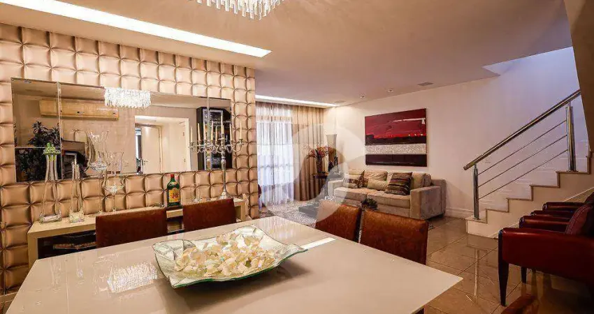 Cobertura com 4 dormitórios à venda, 300 m² por r$ 2.700.000,00 - icaraí - niterói/rj