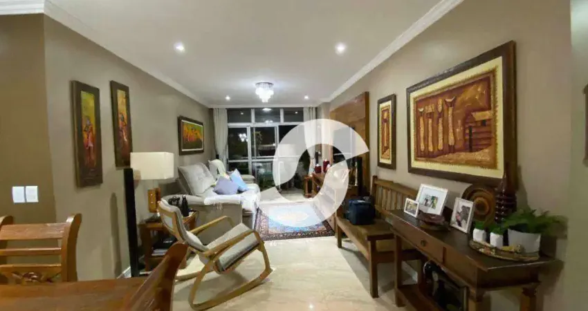 Apartamento com 3 dormitórios à venda, 115 m² por R$ 730.000,00 - Santa Rosa - Niterói/RJ