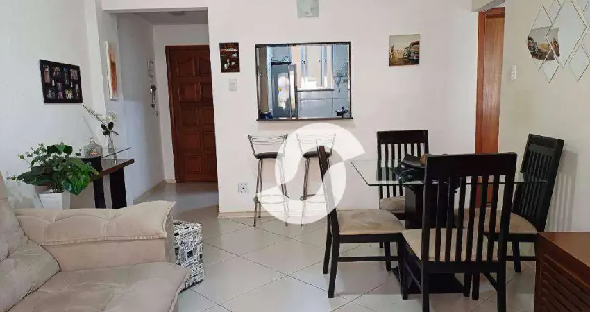 Apartamento com 2 dormitórios à venda, 90 m² por R$ 520.000,00 - Icaraí - Niterói/RJ