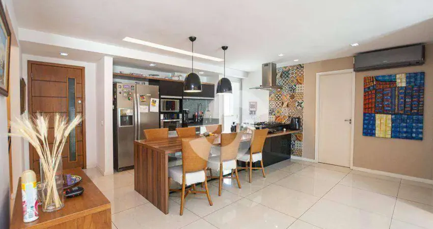 Apartamento com 4 dormitórios à venda, 140 m² por r$ 1.460.000,00 - boa viagem - niterói/rj