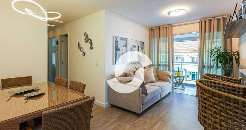 Apartamento com 3 dormitórios à venda, 85 m² por R$ 980.000,00 - Charitas - Niterói/RJ