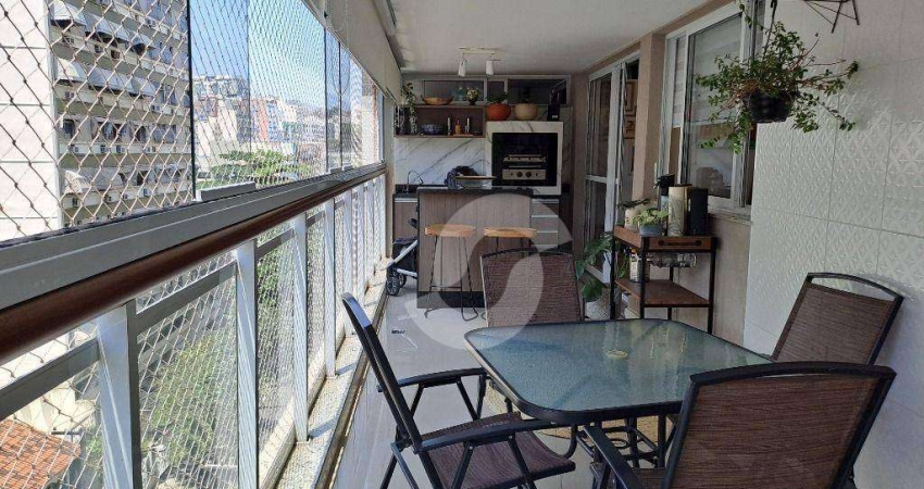 Apartamento com 3 dormitórios à venda, 112 m² por R$ 1.100.000,00 - Icaraí - Niterói/RJ