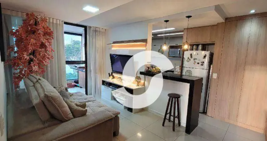 Apartamento com 2 dormitórios à venda, 90 m² por R$ 1.300.000,00 - Charitas - Niterói/RJ