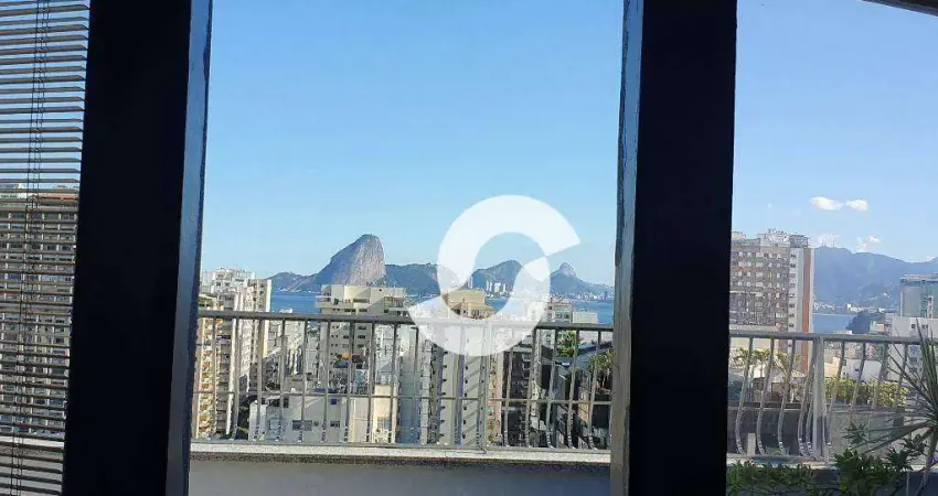 Icaraí, acorde todos os dias com essa linda vista da baía de guanabara! cobertura duplex, 4 quartos, junto campo de são bento.