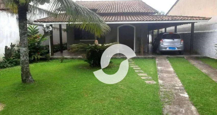 Excente casa linear em terreno plano de 480m² com 3 dormitórios à venda, 229 m² por R$ 700.000 - Barroco (Itaipuaçu) - Maricá/RJ