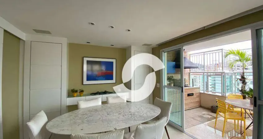Cobertura com 3 dormitórios à venda, 196 m² por R$ 2.100.000,00 - Icaraí - Niterói/RJ