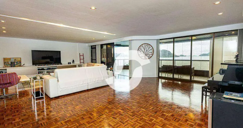 Apartamento com 4 dormitórios à venda, 480 m² por r$ 5.900.000,00 - icaraí - niterói/rj