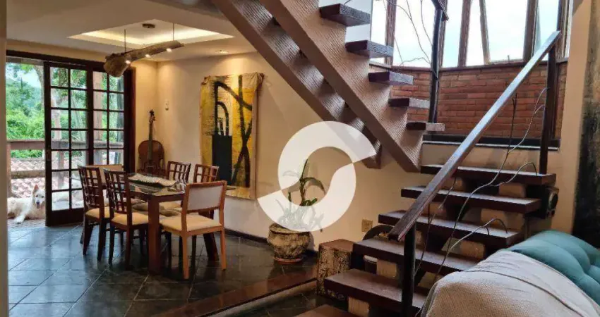 Casa com 3 dormitórios 2 suítes vista livre para floresta à venda, 263 m² por R$ 490.000 - Sape - Niterói/RJ