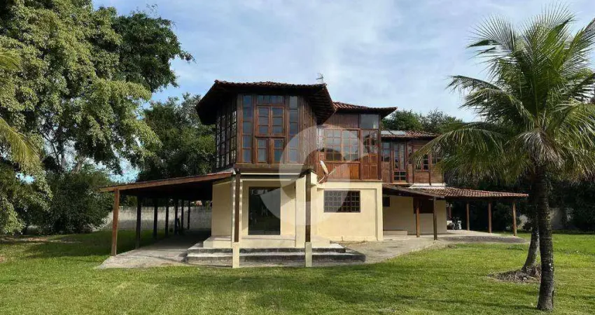 Sítio com 3 dormitórios à venda, 5536 m² por r$ 1.200.000,00 - caxito - maricá/rj