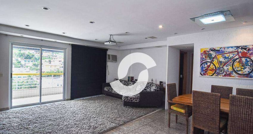 Apartamento - 3  dormitórios, (planta original), atualmente com Sala Ampliada, 1 Quarto e 1 Suíte, 2 Vagas 110 m² por R$ 800.000 - Icaraí - Niterói/RJ