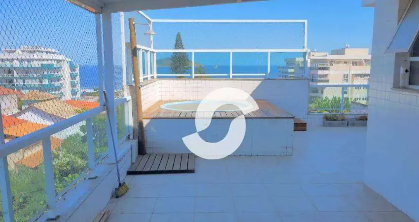 Atenção investidores já alugada! Cobertura com 2 dormitórios à venda, 120 m² por R$ 1.250.000 - Piratininga - Niterói/RJ