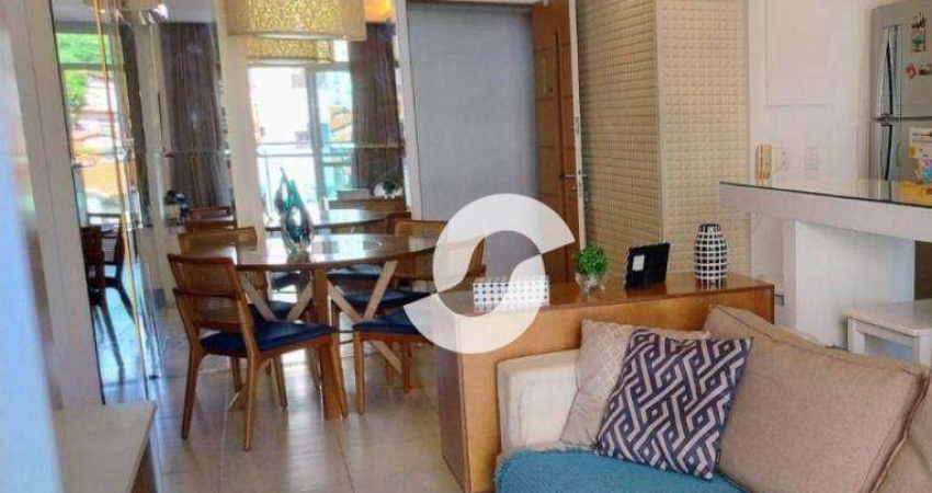 Apartamento com 2 dormitórios à venda, 84 m² por R$ 700.000,00 - Santa Rosa - Niterói/RJ