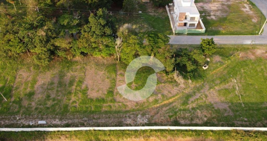 Terreno em condomínio fechado à venda na Rodovia Vereador Oldemar Guedes Figueiredo, Ubatiba, Maricá