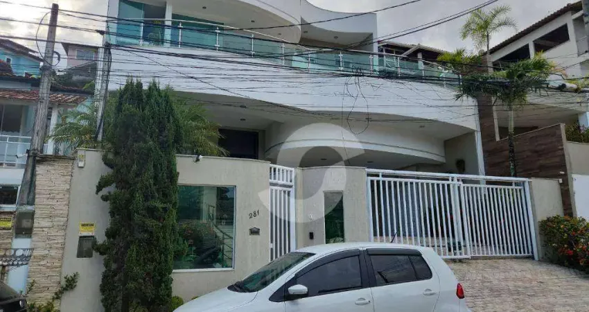Casa com 5 dormitórios à venda, 391 m² por r$ 2.000.000,00 - maravista - niterói/rj