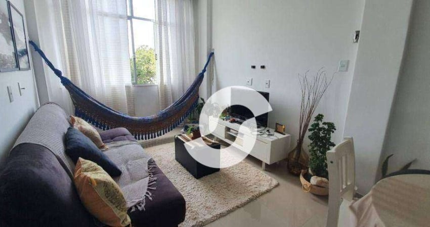 Apartamento com 1 dormitório à venda, 58 m² por R$ 405.000,00 - São Francisco - Niterói/RJ