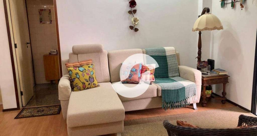 Apartamento com 2 dormitórios à venda, 70 m² por R$ 520.000,00 - Icaraí - Niterói/RJ