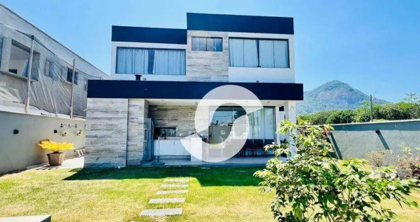 Casa com 4 dormitórios à venda, 290 m² por r$ 1.690.000,00 - inoã - maricá/rj